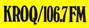 KROQ-FM Late 70s Bumper Sticker