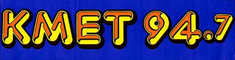 94.7 KMET Blue Bumper Sticker