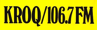 tn KROQ FM Late 70s Bumper Sticker 2
